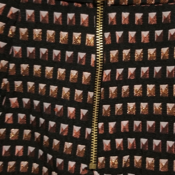 NWT River Island 🇬🇧 metallic patterned miniskirt - Picture 10 of 10